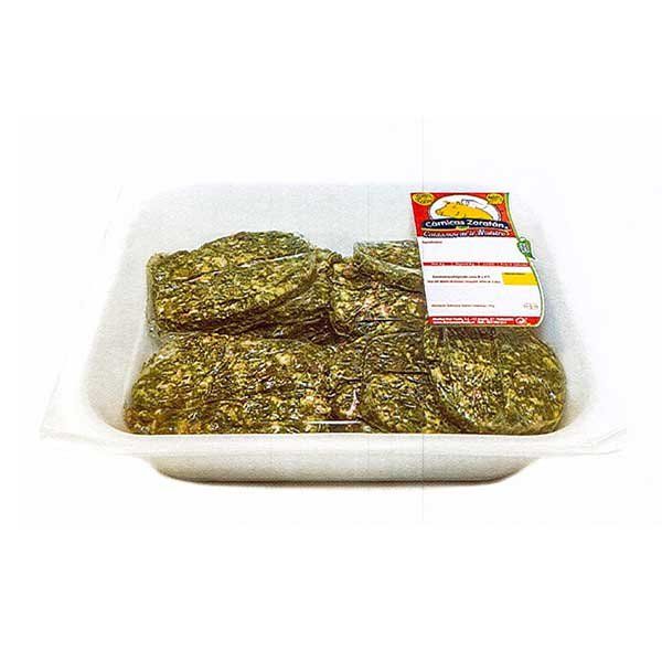 Hamburguesa de espinacas