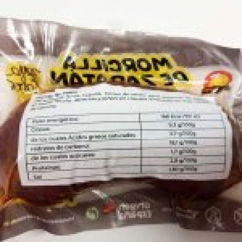 Morcilla de Zaratán con piñones