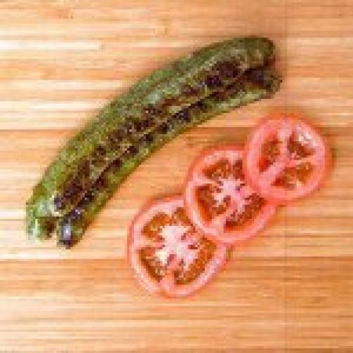 Salchicha de espinacas
