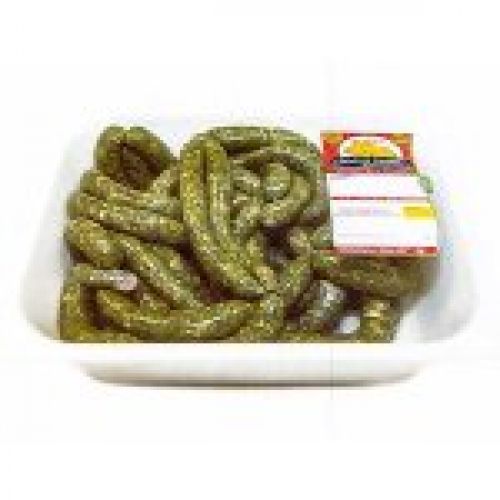 Salchicha de espinacas