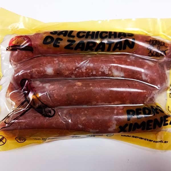 Salchicha de sabor vino Pedro Ximénez