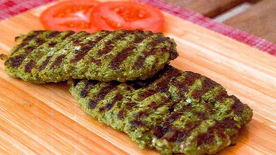 Hamburguesas de espinacas